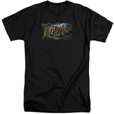 The Hobbit Greetings From Mirkwood Men's 18/1 Tall Cotton Short-Sleeve T-Shirt